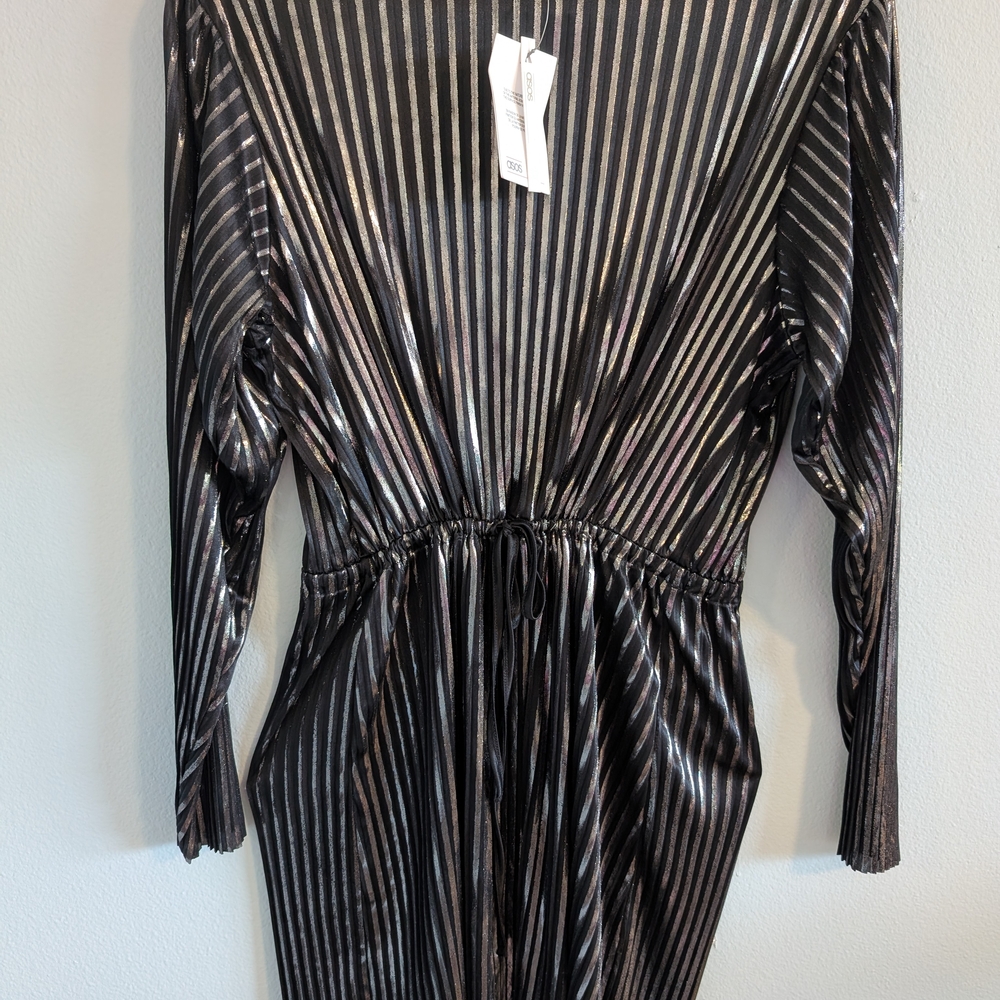Striped Black Dress